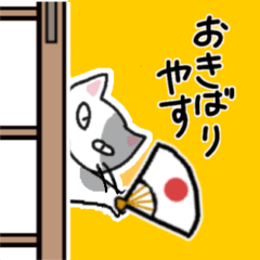 [LINEスタンプ] 差し入れ猫の一日（日常会話スタンプ）