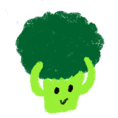 [LINEスタンプ] broccoli_chan