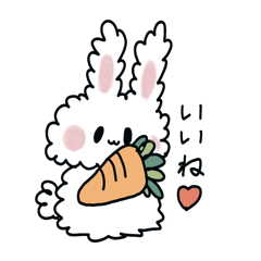 [LINEスタンプ] 感情豊かなカラフルうさぎちゃん