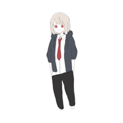 [LINEスタンプ] 微笑む人の心の中スタンプ