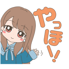 [LINEスタンプ] ここはらちゃん-冬Ver-