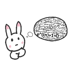 [LINEスタンプ] つらい日々のウサギ
