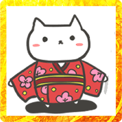 [LINEスタンプ] なんかねこにゃんお正月