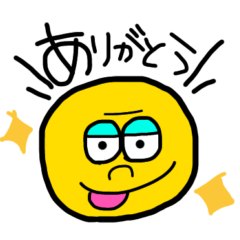 [LINEスタンプ] ポッピーな顔スタンプ★