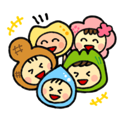 [LINEスタンプ] 秦野のこびと ②