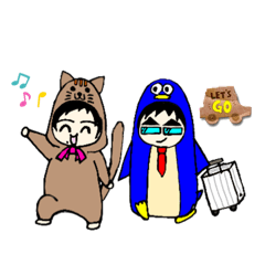 [LINEスタンプ] 三角眉の店長と私とうさぎ