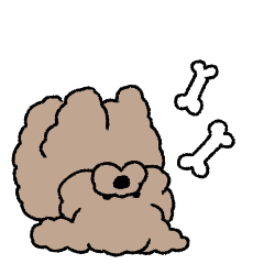 [LINEスタンプ] もふもふした犬たち【2】