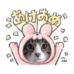 [LINEスタンプ] メロネロ年末年始…