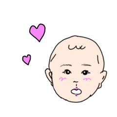 [LINEスタンプ] ワタナベ家のこども