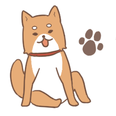 [LINEスタンプ] うちの気だるげな柴犬スタンプ