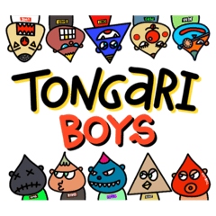 [LINEスタンプ] TONGARI BOYS！！！