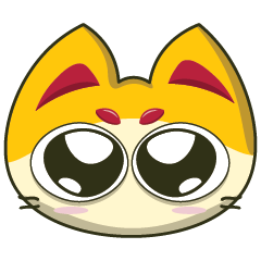 [LINEスタンプ] かわいい小さな黄色い猫