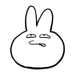 [LINEスタンプ] うさぎだけ 4