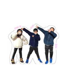 [LINEスタンプ] かいとはやとみゆ