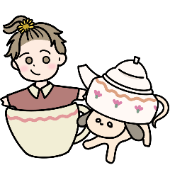 [LINEスタンプ] 尾張旭 非公式キャラクター こうちゃん一家