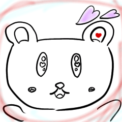 [LINEスタンプ] ラブクマ