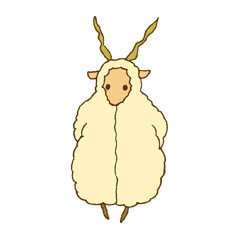 [LINEスタンプ] さむがりひつじ