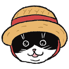 [LINEスタンプ] かぶりものネコスタンプの画像（メイン）