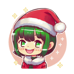 [LINEスタンプ] 可愛いサンタ帽子とクリスマス