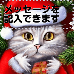 [LINEスタンプ] 猫サンタクロースクリスマス