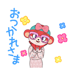 [LINEスタンプ] 花✖️花