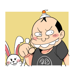 [LINEスタンプ] お正月だよビンビンまなくん