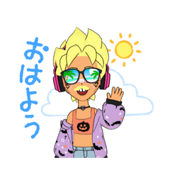 [LINEスタンプ] 俺のアバターバタバタ
