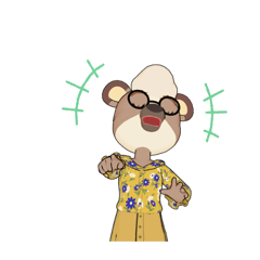 [LINEスタンプ] こんにちはざます