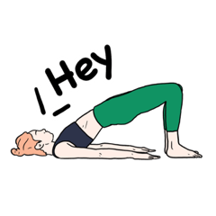 [LINEスタンプ] Daily Yoga poses