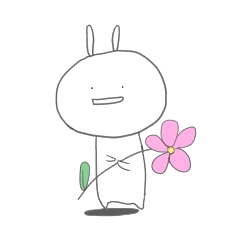 [LINEスタンプ] いまを生きるうさぎ。(修正版)