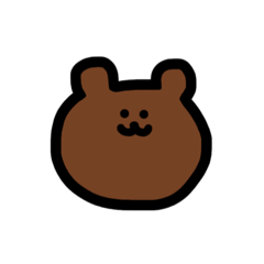 [LINEスタンプ] KUMA(くま)