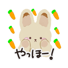 [LINEスタンプ] 日常で使えるスタンプうさうさ