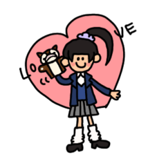 [LINEスタンプ] いーちゃんO.J.Life♡