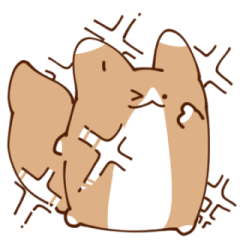 [LINEスタンプ] いつもいたずらな子犬