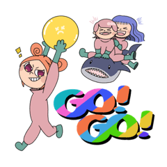 [LINEスタンプ] HEPPOKO TRIO_2