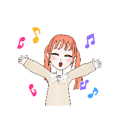 [LINEスタンプ] アバター1(女の子)