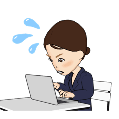 [LINEスタンプ] 仕事で使える働くスーツ女子の日常スタンプ