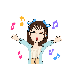 [LINEスタンプ] アバター3(女の子)