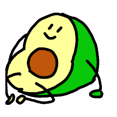 [LINEスタンプ] アボカドの日常バージョン2