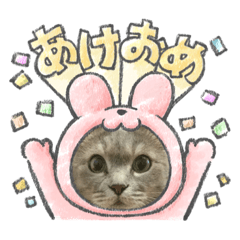 [LINEスタンプ] ちぇりーのメリクリと新年のご挨拶