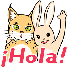 [LINEスタンプ] LiliとCocoのスペイン語スタンプ Vol.1