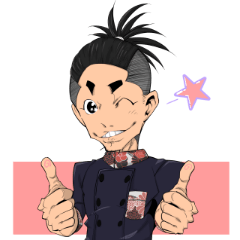 [LINEスタンプ] 森田隼人の漫画スタンプversion3