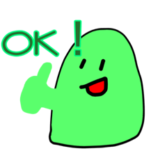 [LINEスタンプ] おいしいスライム