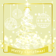 [LINEスタンプ] 【飛び出す】きらめくクリスマス