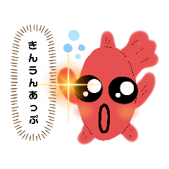 [LINEスタンプ] きんぎょの日常