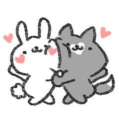 [LINEスタンプ] 愛しいふたり、ナナとノノ