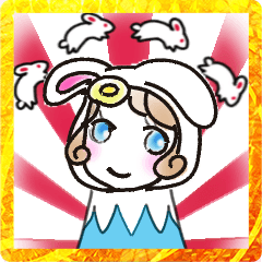 [LINEスタンプ] 着物女子つや姫ちゃん冬・お正月2023