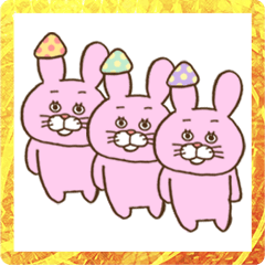 [LINEスタンプ] うさまっしゅ！