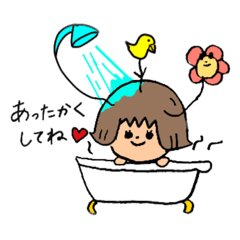 [LINEスタンプ] おはなばたこちゃんスタンプ