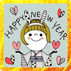 [LINEスタンプ] mottoの大人ぱっつんボブ♡ご挨拶